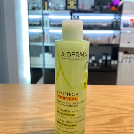 A-DERMA EXOMEGA CONTROL GEL LAVANT 2 EN 1 200 ML